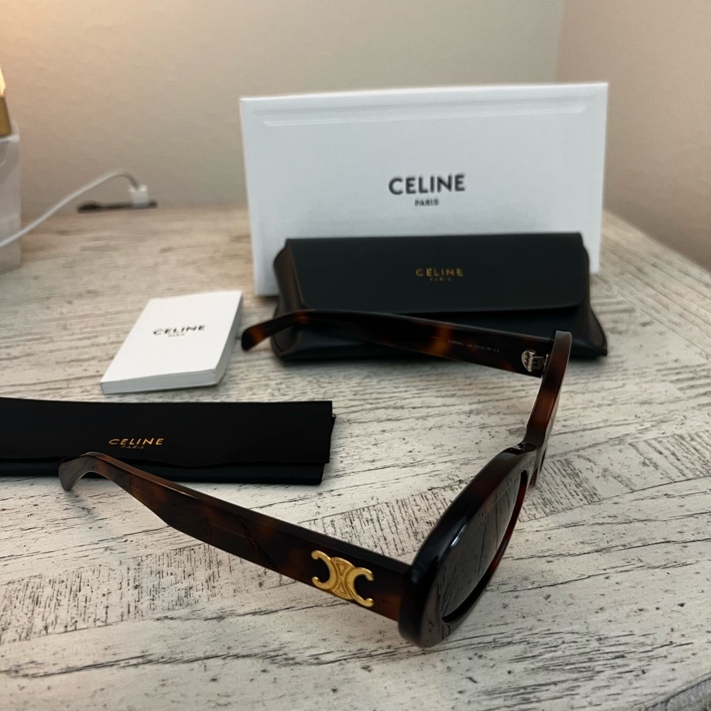 Celine Tortoise Shell Sunglasses